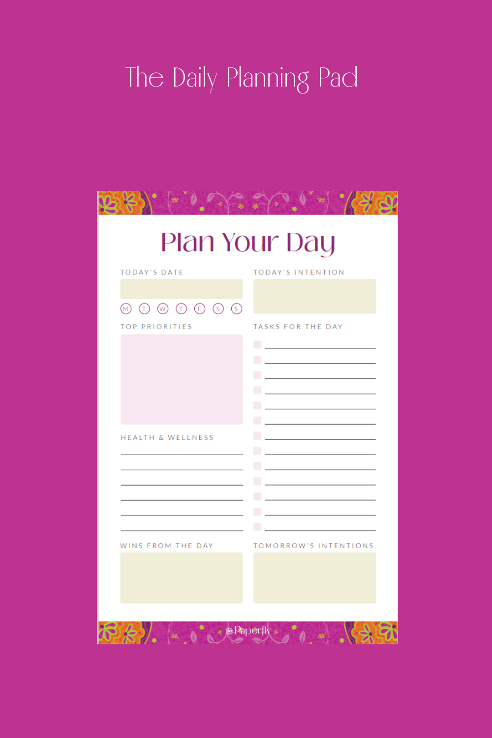 The Daily Planning Pad